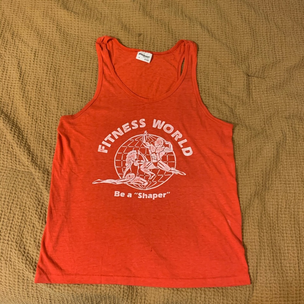 Vintage tank top red . Very cool